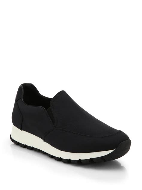 prada slip on men|Prada slip on sneakers women's.